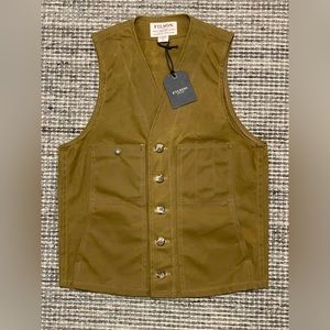 NWT Filson Tin Cloth Vest
